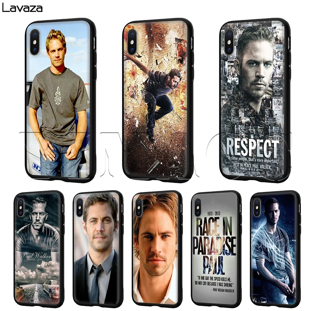 Lavaza Paul Walker Case for iPhone 11 Pro XS Max XR X 8 7 6 6S Plus 5 5s se |