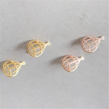 Крошечные золотые серьги-гвоздики с воздушным шаром для женщин, новая мода, женские серьги, ювелирные изделия