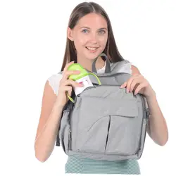 Мода Мумия подгузник материнства мешок большой Ёмкость путешествия рюкзак кормящих сумка Baby Care сумочки для плеч сумка