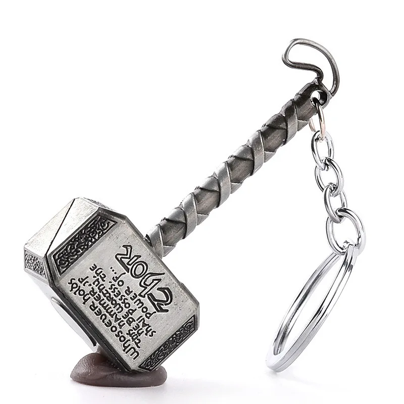 Avengers Alliance Thor Hammer mjolnir Keychain Necklace Infinity War
