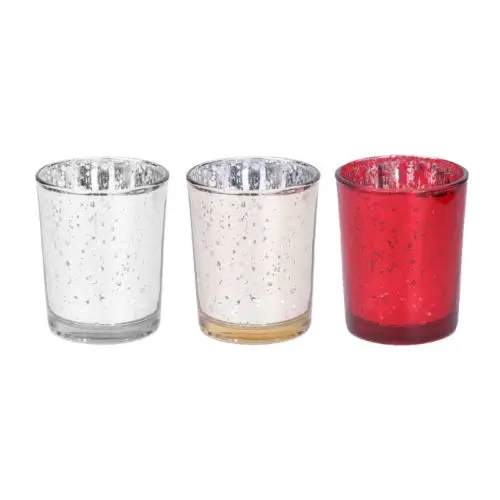 Мозаичное стекло Tealight Votive подсвечник для свадебной вечеринки бар домашний