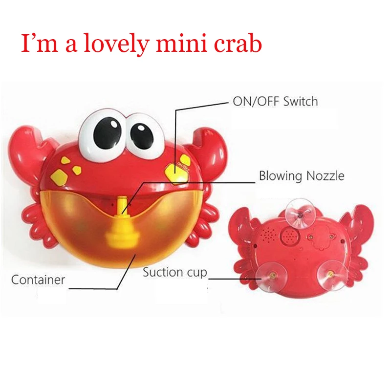 Baby-Bath-Partner-Toy-Bubble-Crabs-Music-Kids-Pool-Swimming-Bathtub-Soap-Machine-Automatic-Bubble-Maker (3)