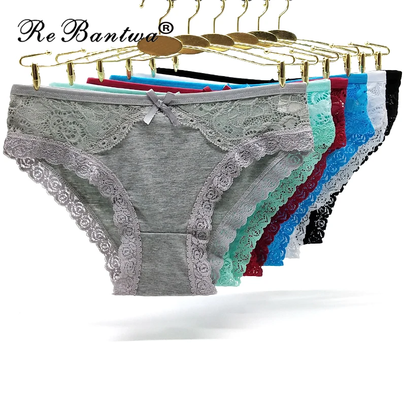

10 Pcs/set Hot Sexy Ladies Underwear Woman Panties Fashion Lace Briefs High Quality Cotton Low Waist Women Underwear Lingerie