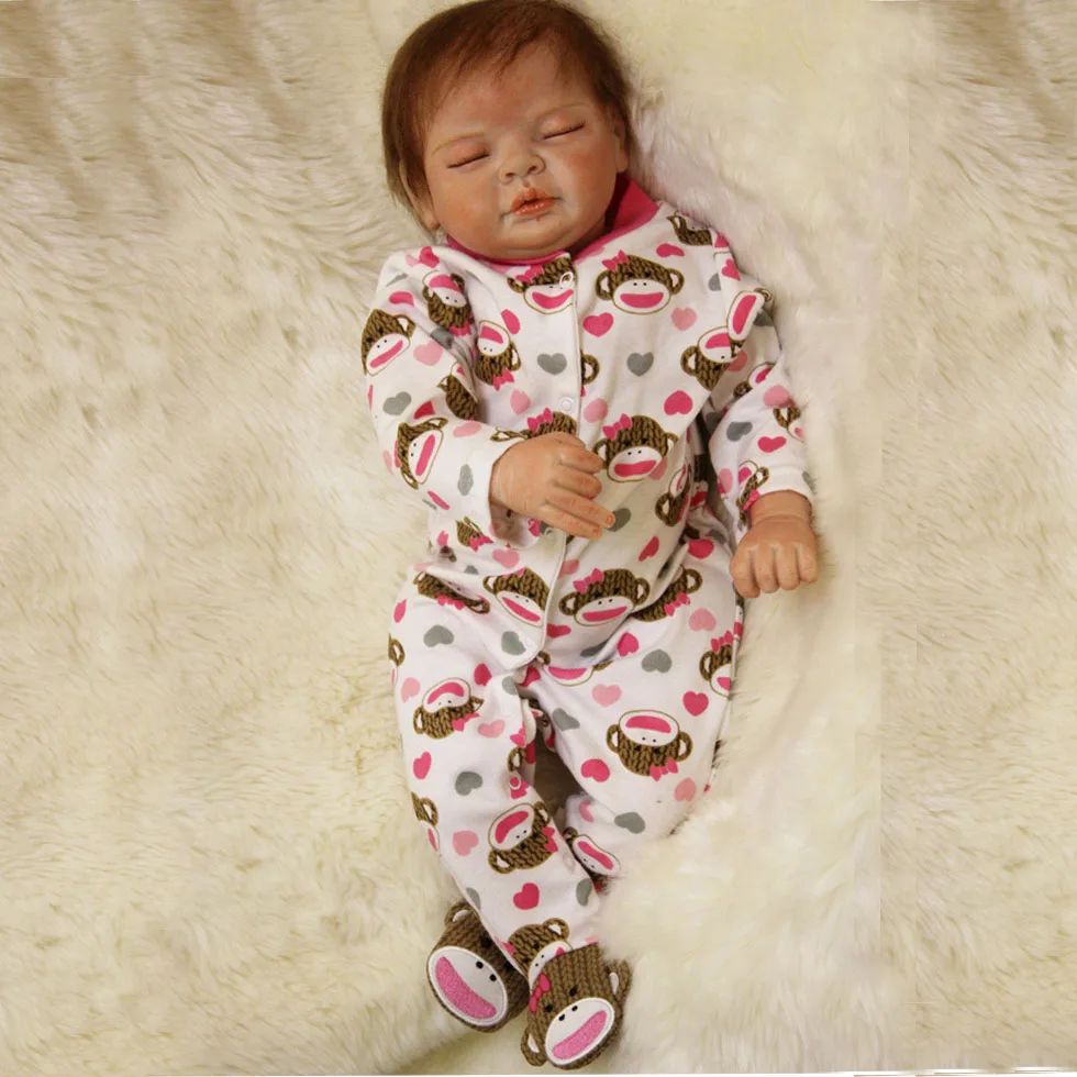 OtardDolls Bebe Baby Reborn Doll 22 дюймов 55 см силиконовые виниловые Bebe Reborn Dolls восхитительные реалистичные куклы для малышей в подарок Быстрая