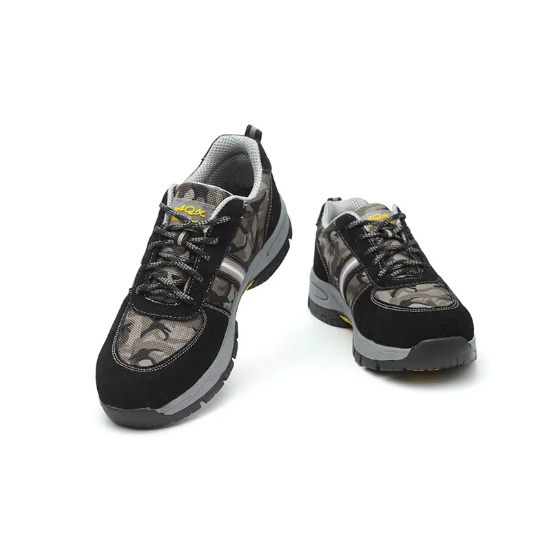 

AC13002 Anti-puncture Platform Sneakers Soft Leather Security Boots Protection Mens Labor Insurance Puncture Proof Shoes Acecare