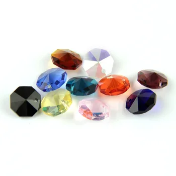 

Pujiang hbl 14mm Crystal Octagon Beads Colored Decorative Crystals Feng Shui for Chandelier Modern Curtain Accessories