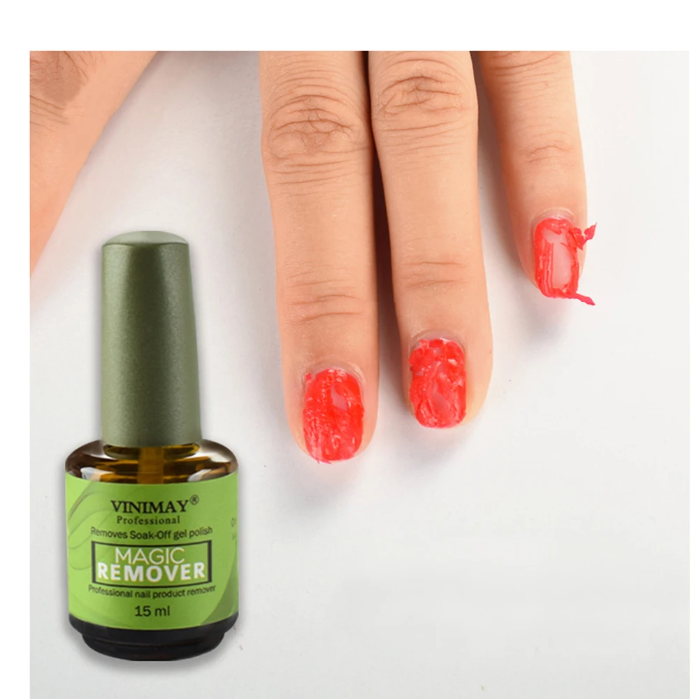 1Pcs NEW Burst Magic Remove Gel Nail Polish Soak off Acrylic Clean Degreaser For Nail 15ml