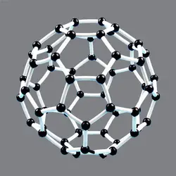 3D Пазлы карбоновая изоморфная структура модель научная химия карбоновая 60 C60 Atom Молекулярная модель ссылки комплект