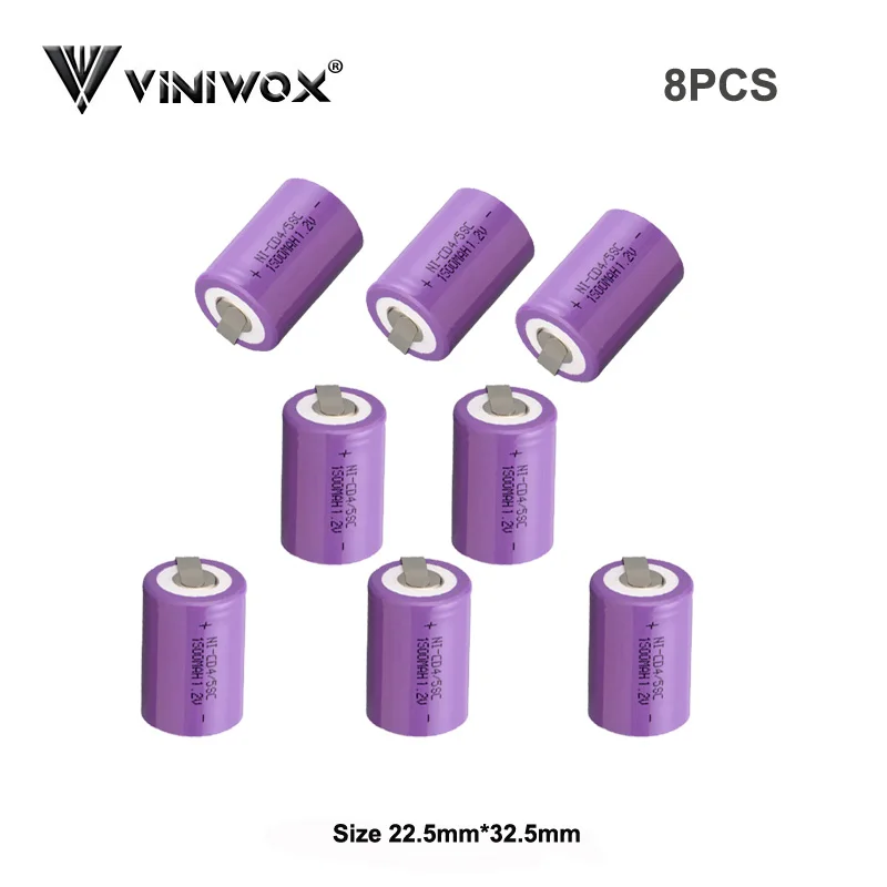 4/5SC 1500mAh 1,2 V аккумуляторные батареи Ni-CD для электрический фонарик вентилятор Электроинструмент никель кадмиевая батарея сотовые все инструменты аккумулятор