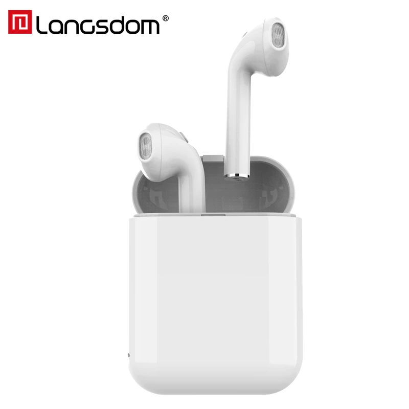 Langsdom T7 Bluetooth наушники для airpods вкладыши True Беспроводной наушники для телефона Bluetooth V4.2 стерео блютуз Наушники для Мобильный телефон Fone де ouvido