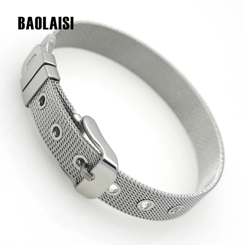

BAOLAISI Hot Classic Fashion Jewelry Bracelets Bangles Stainless Steel Wristband Bracelet For Women Top Quality Wholesale 2018