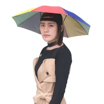 

Foldable Umbrella Hat Sun Hat Cap for Golf Fishing Hiking Camping HG99