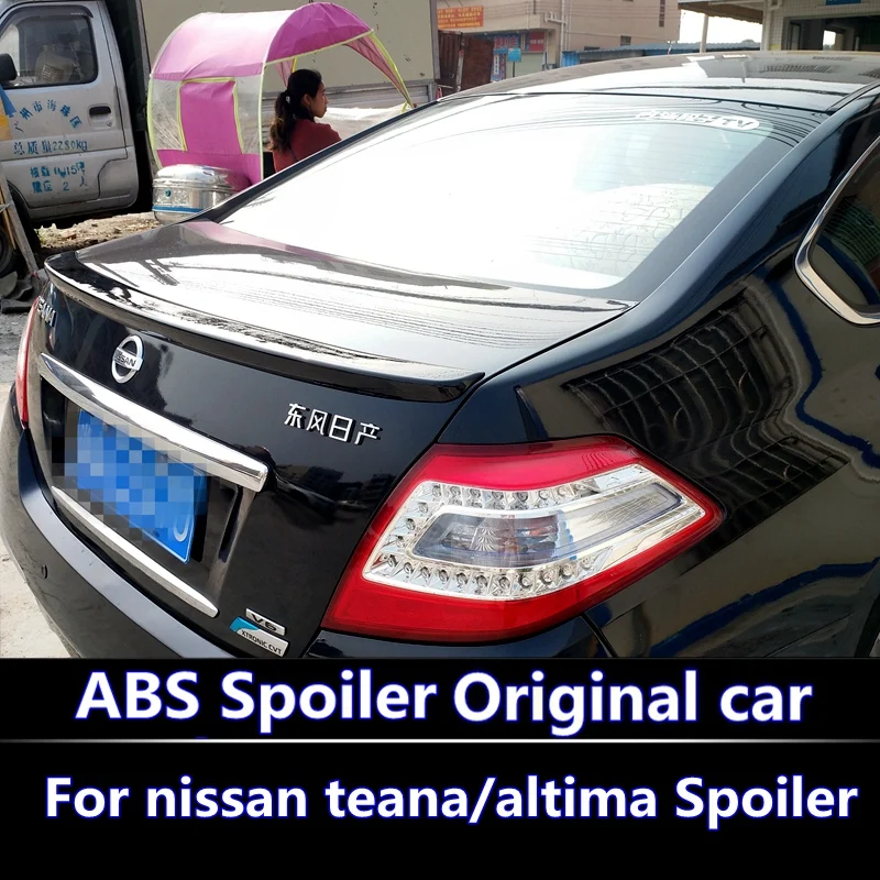 For 2008-2012 teana/altima Spoiler High Quality ABS Material Car Rear Wing Primer Color spoiler altima Modified | Автомобили и