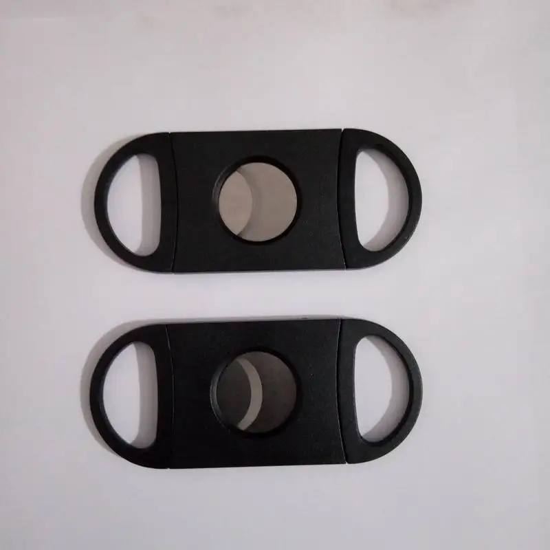 

Free Shipping Wholesale 50pcs/lots Very Nice Pocket Stainless Steel Cigar Cutter Knife Double Blades