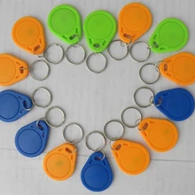 № 3; 125 кГц RFID Бесконтактный брелок кольцо контроль доступа карты Rfid красный желтый синий метки 100 шт = 1 лот