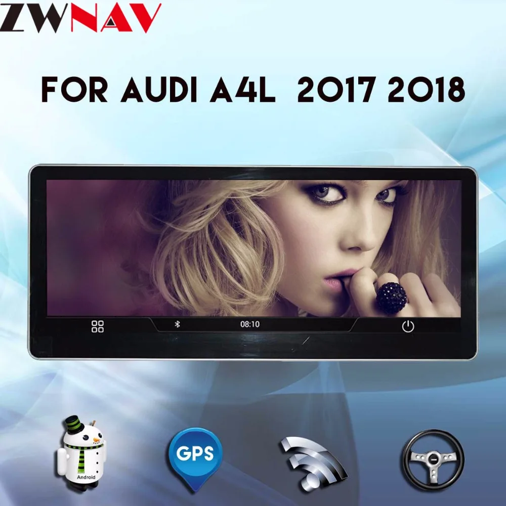 Android car multimedia player head unit For Audi A4L 2017 2018 Radio Stereo CD DVD Player GPS Navi Navigation System autostereo