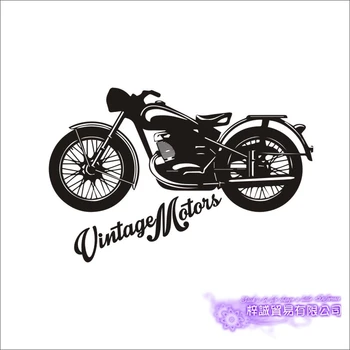 

Vintage Motorcycle Sticker Vehicle Decal Posters Vinyl Wall Decals Classical Autobike Pegatina Decor Mural Sticker