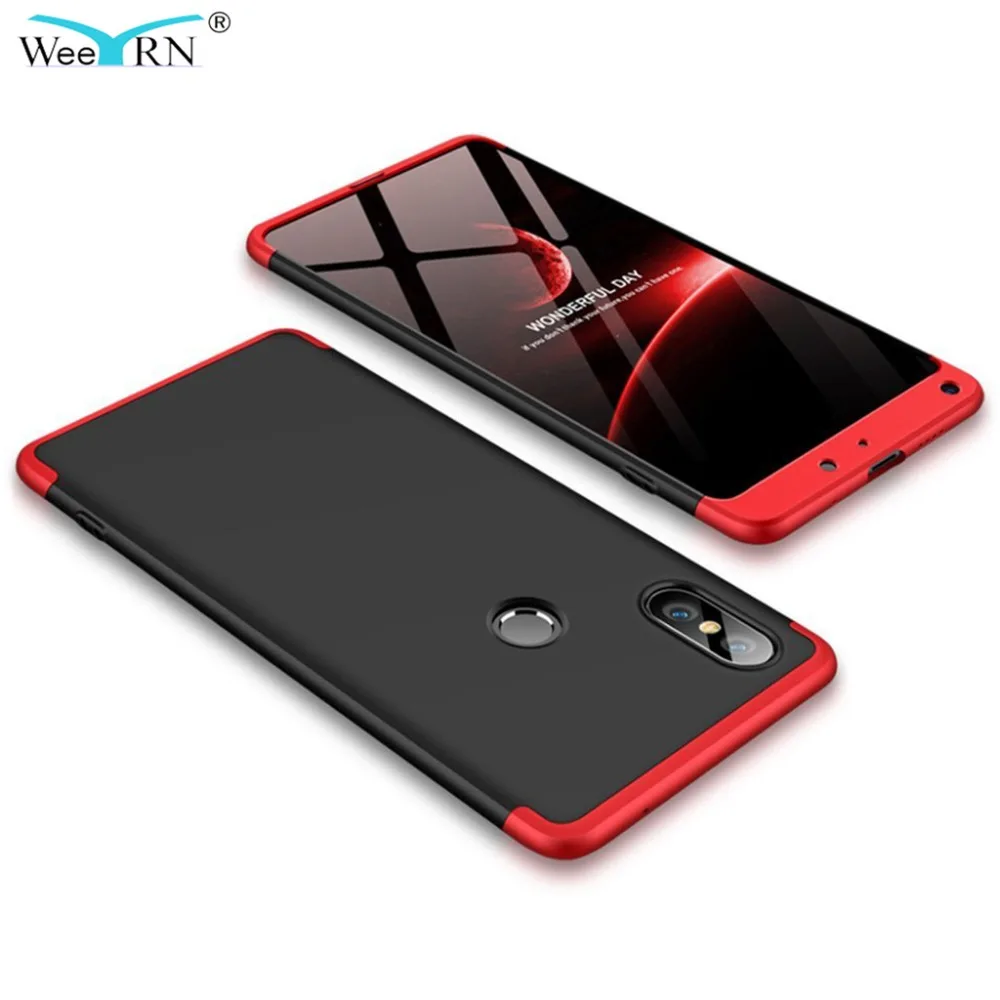 

3-in 1 Shock-Proof Hybrid 360 Full Protection Hard Case For Xiaomi Mi Mix 2S / Xiaomi Mi Mix 2 Cases Back Cover Mi Mix 2S Fundas