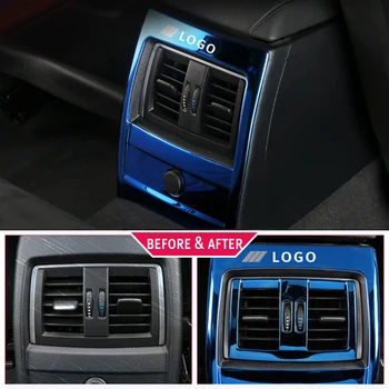 

Series Stainless Car Center Console For bmw f30 f34 3GT 3 Steel Air Conditioning Outlet Vent Decorative Cover Frame Stickers
