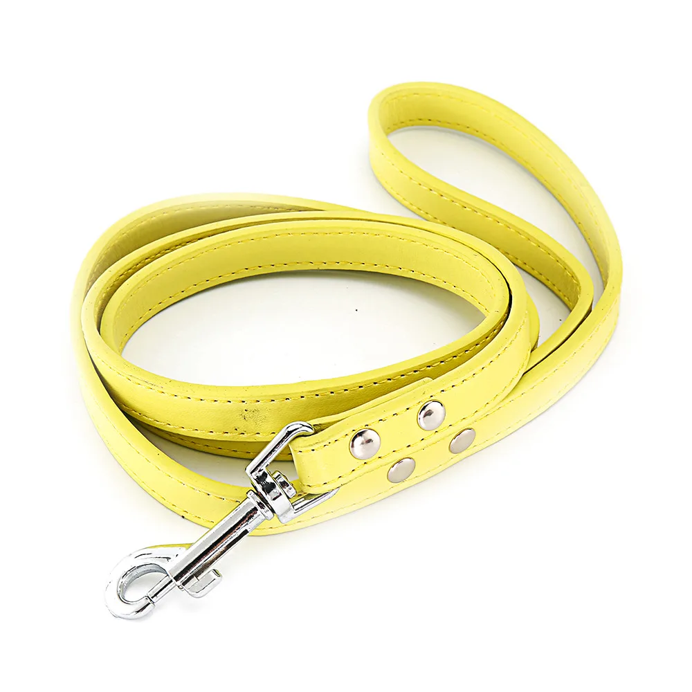 Solid Dog Leashes For Puppy Dogs Cats Training Walking Leashes (13)