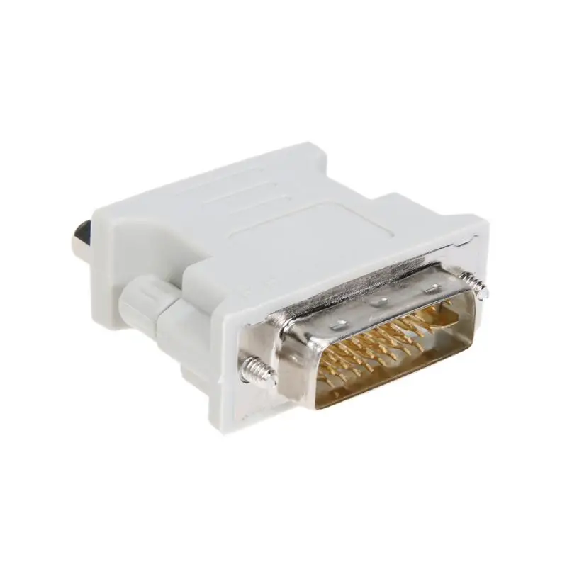 Кабель-переходник DVI 24 + 5 Male to VGA Female Converter DVI to VGA Adapter VGA мониторы для видеокарт цифровые сигналы