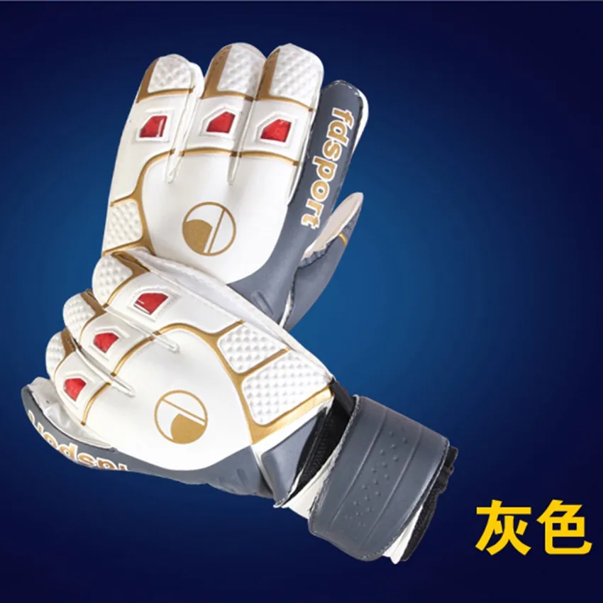 Tailandesa do Refere-se a Adulto Luvas de Goleiro Luvas de Goleiro com Cuidado Jogo de Futebol Versão Látex Cuidado Não-deslizamento Treinamento com 6 de goleiro látex luvas de goleiro com