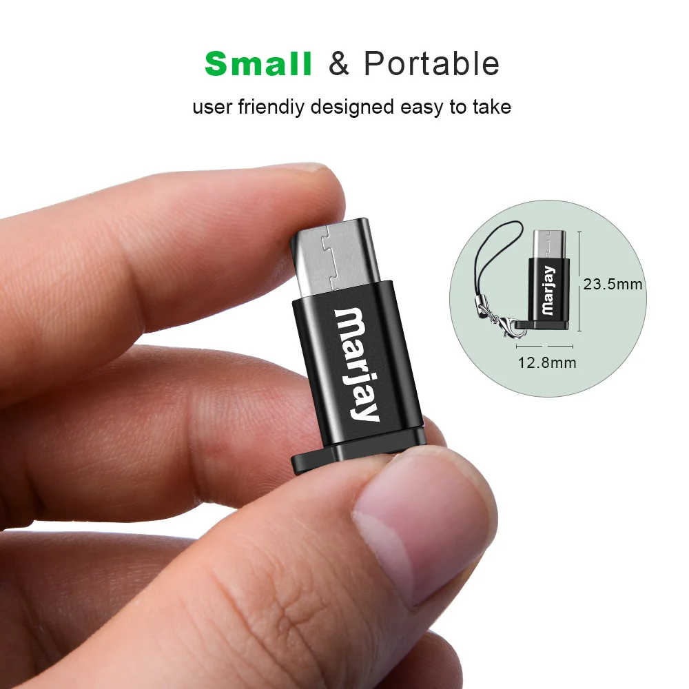 Адаптер Marjay с Micro USB мама на Usb папа конвертер для Xiaomi Mi 8 Redmi Note 7 Huawei P20 Lite зарядное