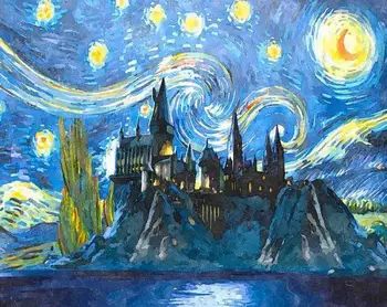 

21183 Castle Starry Sky - DIY Paint By Numbers