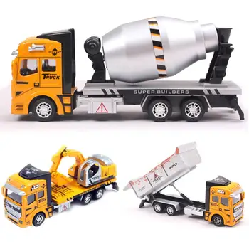 

Tractor Toy Car Truck Models Mixer Truck Trailer For Boys Children Kids Gift