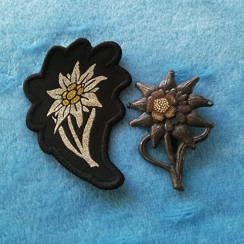 Значок немецкого офицера Второй мировой войны Edelweiss в виде горной кепки|pin pin|pins and
