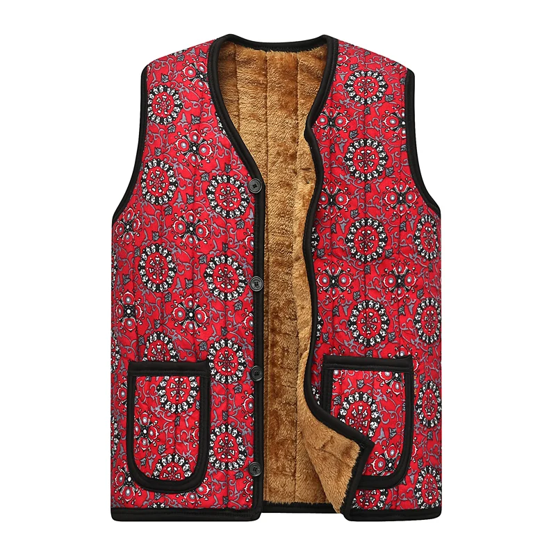 womens parka coat Middle age Women clothing Fall and winter vest Tops 2018 Fashion Mom clothes Large size Keep warm Winter cotton vest Coat 863 puffer coat with hood