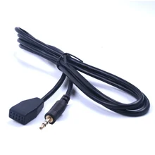 Автомобильный AUX вход кабель cd-чейнджер кабель адаптер 3,5 мм мужской разъем для BMW E46 aux для телефона MP4 MP3