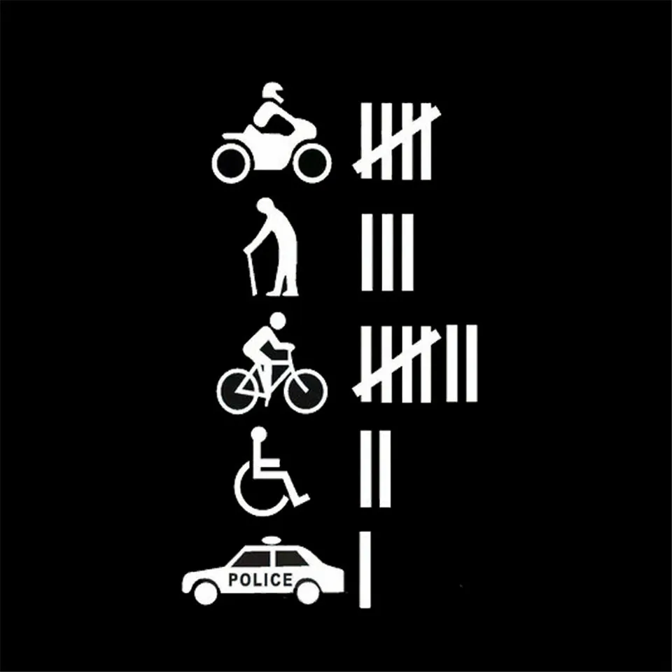 26.715CM Collisions Happen Several Car Stickers Decals Jokes Mischief Transport Vehicles Stickers BlackSilverLaser For Ford (2)