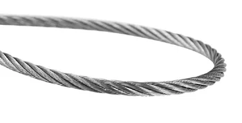 

4--6MM 30-50M,7X7 or 7X19 316 stainless steel wire rope for marine seawater softer fishing cable clothesline lifting lashing