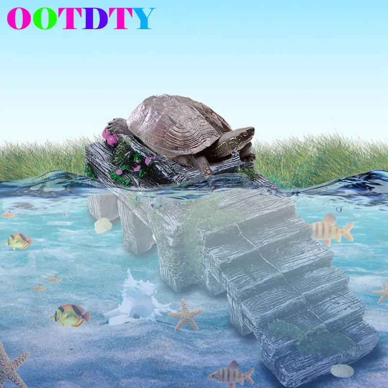 Aquarium Artificial Decoration Fish Tank Bridge Landscape Ornaments