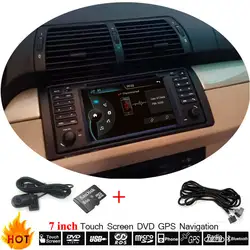 7 ''емкостный сенсорный экран Экран Автомобиль Радио DVD gps стерео для BMW X5 E53 E39 E38 520i 528i 530i навигация Мультимедиа плеер с Видеорегистраторы для