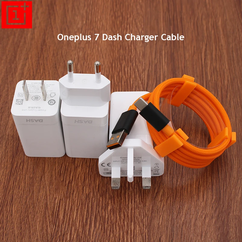 

Original Oneplus 7 5V/4A Dash Charger 100CM USB Type C Cable Warp Nylon Braid Fast Quick Charging For Oneplus 2 3 3T 5 5T 6 6T