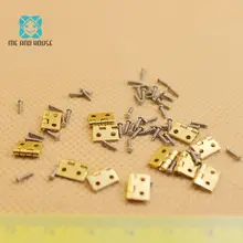 Кукольный домик DIY Миниатюрный фитинг материал металлические петли и винты для мини двери