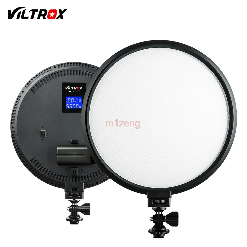 

VL-500T 25W Slim Bi-Color Dimmable LED Video Ring Flash Light for Canon nikon pentax camera shooting YouTube Video show Live