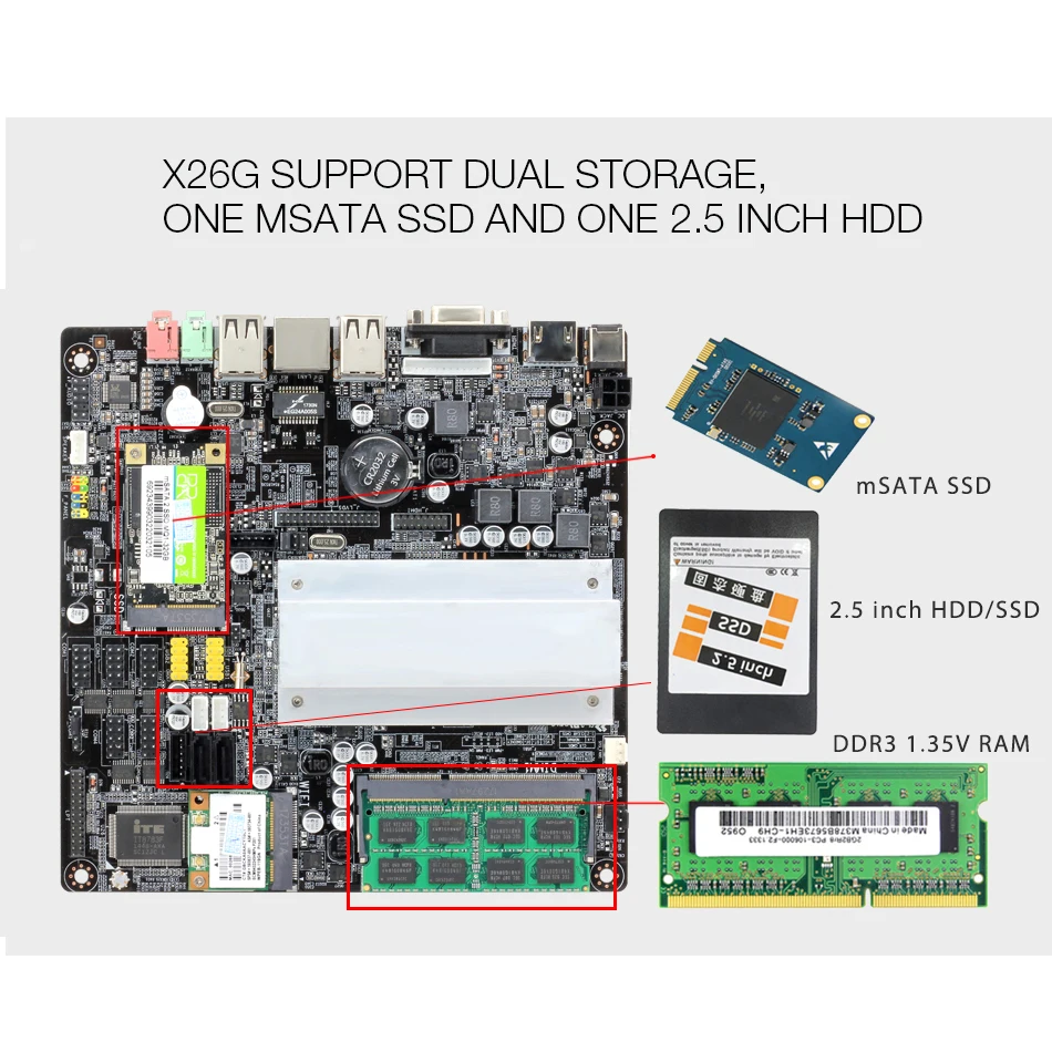 Мини компьютер 4 COM Pentium 2117U Celeron 1037U Windows XP i5 3317U * RS232 Wi Fi 8 usb|Мини ПК| |