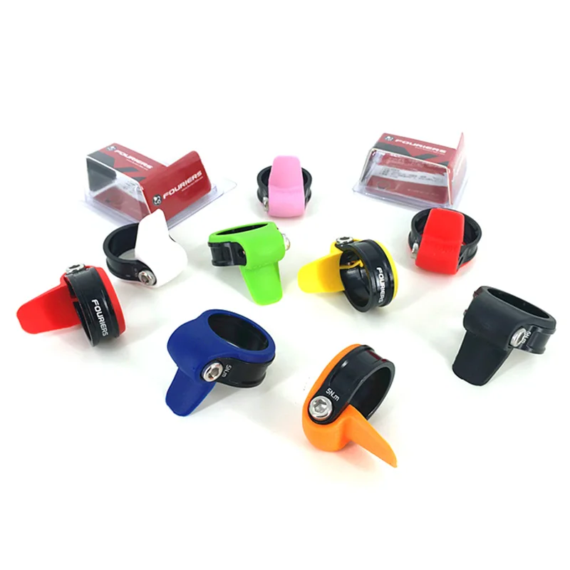Bike Seatpost Clamp 1pcs Fouriers SCL-S005 CNC Alloy MTB Road Bicycle Waterproof Dust Proof Super Light Seatpost Clamp 31.8/34.9mm Rubber Fixed