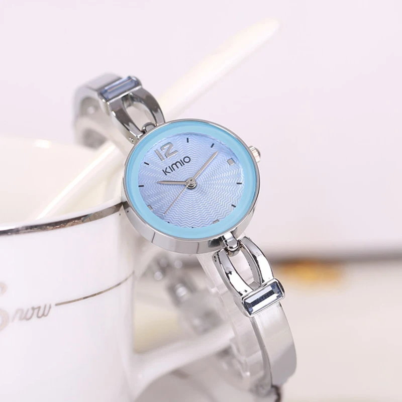 

Kimio Top Brand Luxury Women Quartz-watch Ladies Stainless Steel Ladies Analog Bracelet Watches Montre Femme Relogio Feminino