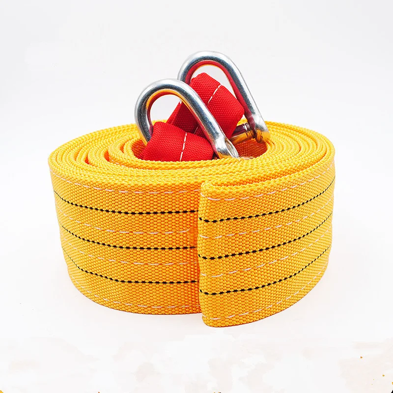 8M 10Tons Winch Tow Cable Tow Strap Car Towing Rope With Hooks High