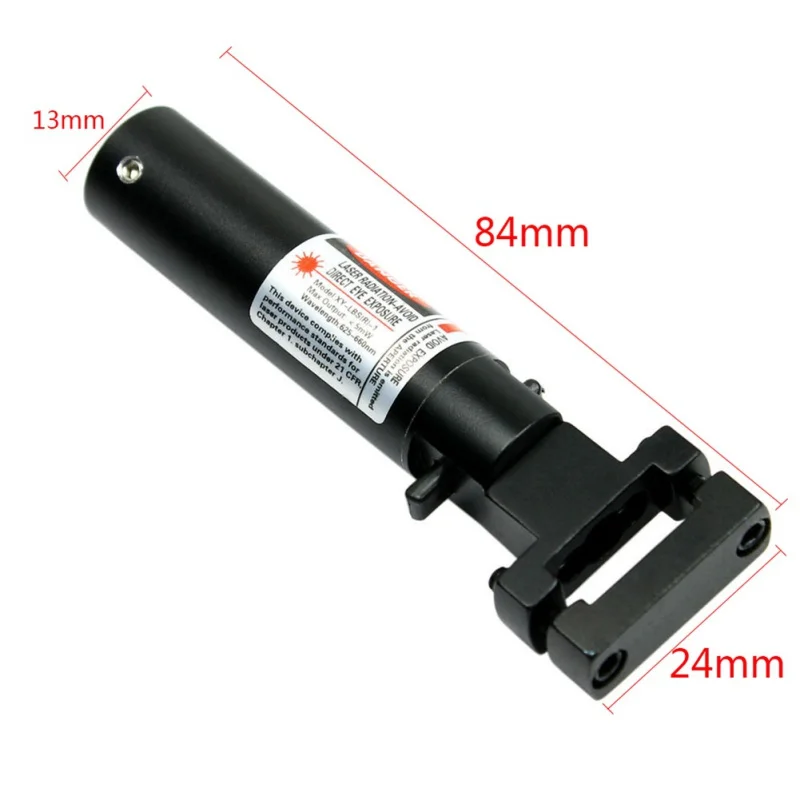 

Tactical 5mW Red Laser Sight Adjustable Red Laser Designator Hunting Laser Sight