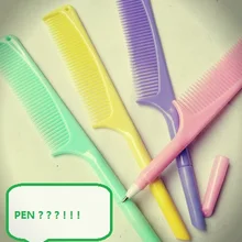 Креативные канцелярские принадлежности для студентов офисные канцелярские принадлежности расческа шариковая ручка Z912