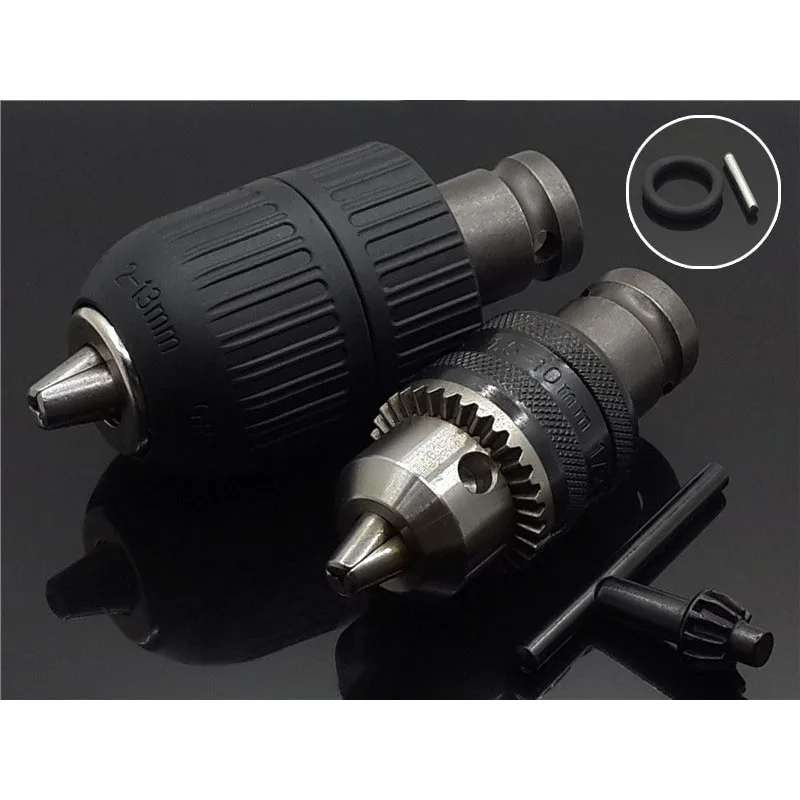 

1.5-10 OR 1.5-13MM Drill Metal Chuck Key Drilling Adapter Converter SDS Adaptor Hardware Tool Accessories Wrench Conversion 1/2"