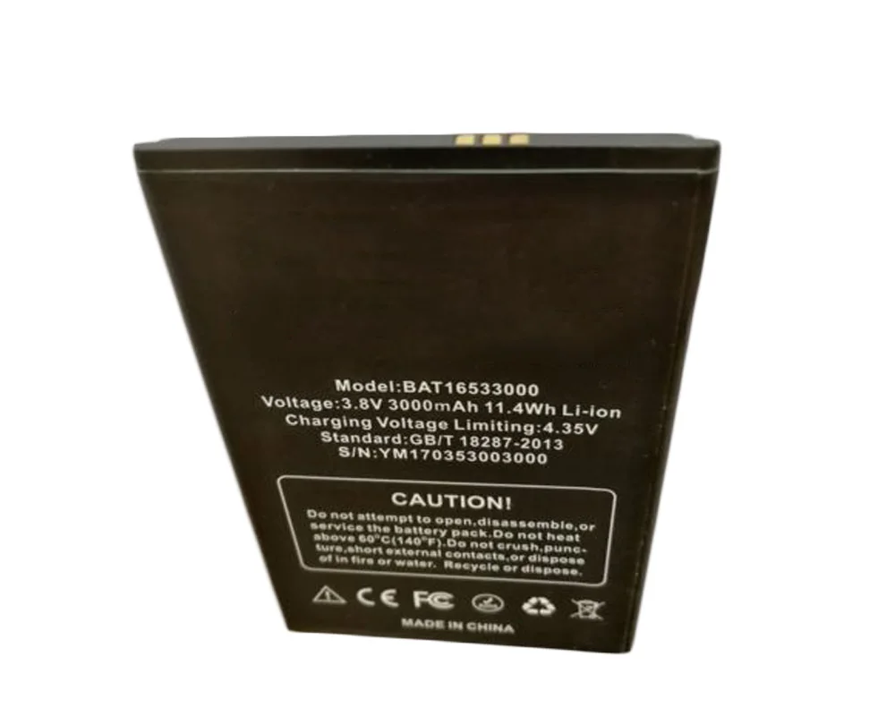 ISUNOO 10 шт./лот 3 8 в 3000 мАч аккумулятор Для DOOGEE X9 pro BAT16533000 Сменный для 5 дюймов