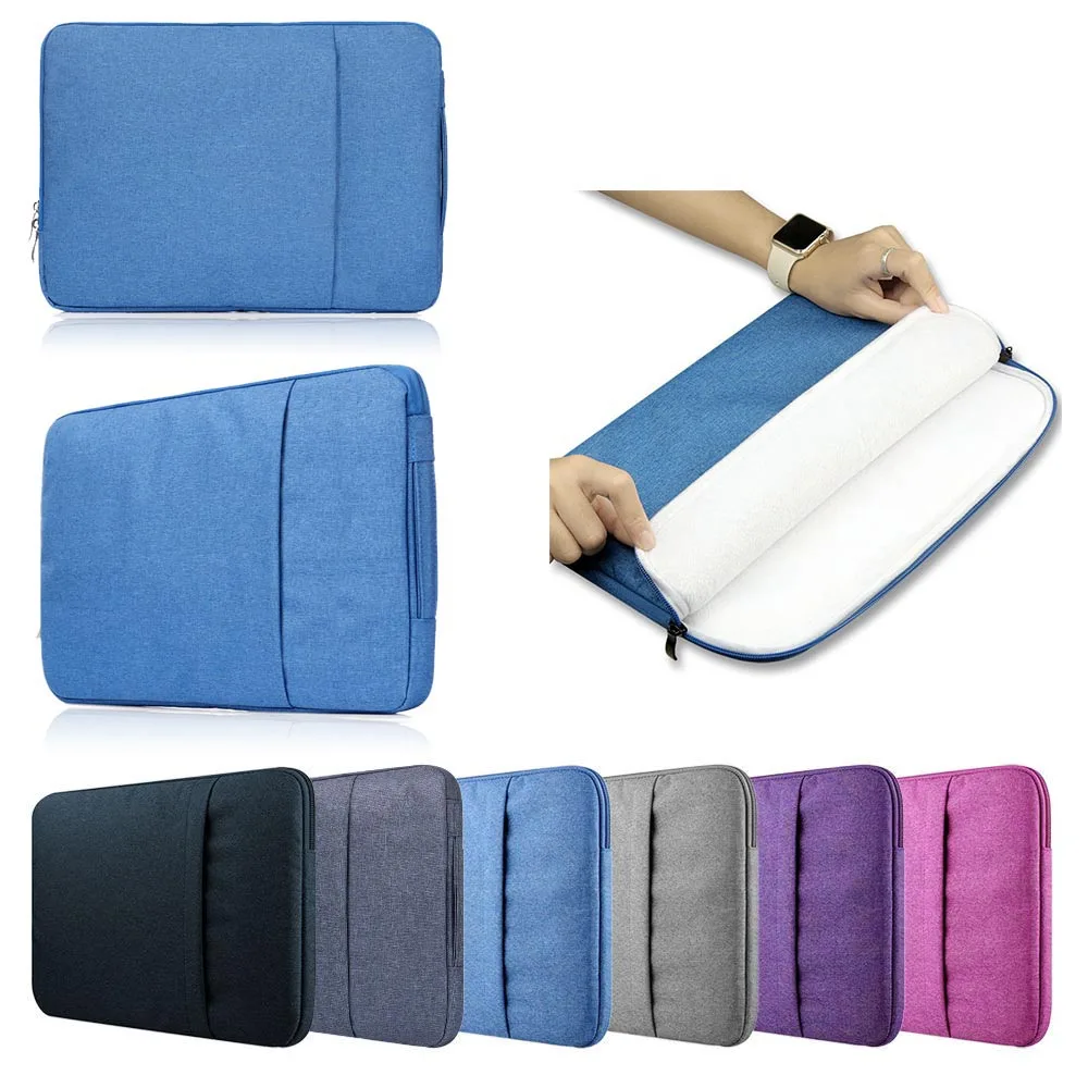 2017 Fashion Universal 13" Laptop Case Sleeve Bag Denim Jeans Carry