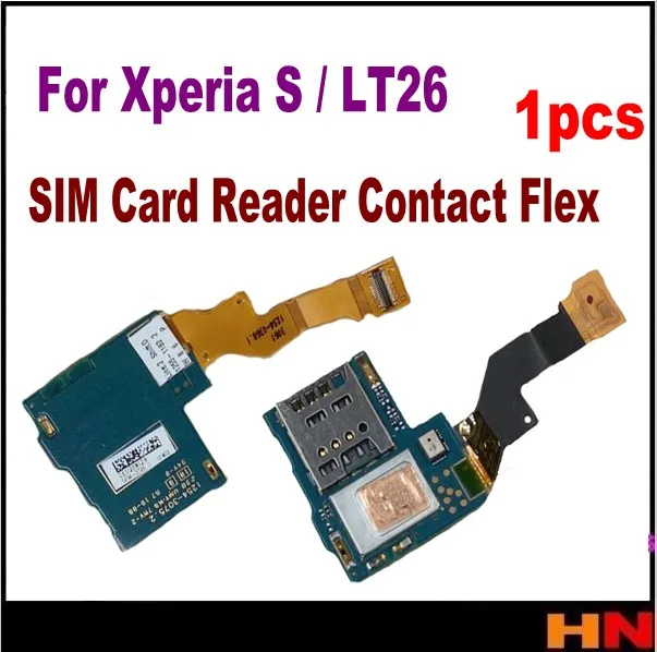 1 шт. высококачественный гибкий кабель для считывания SIM-карт Sony Xperia S / LT26 LT26i |