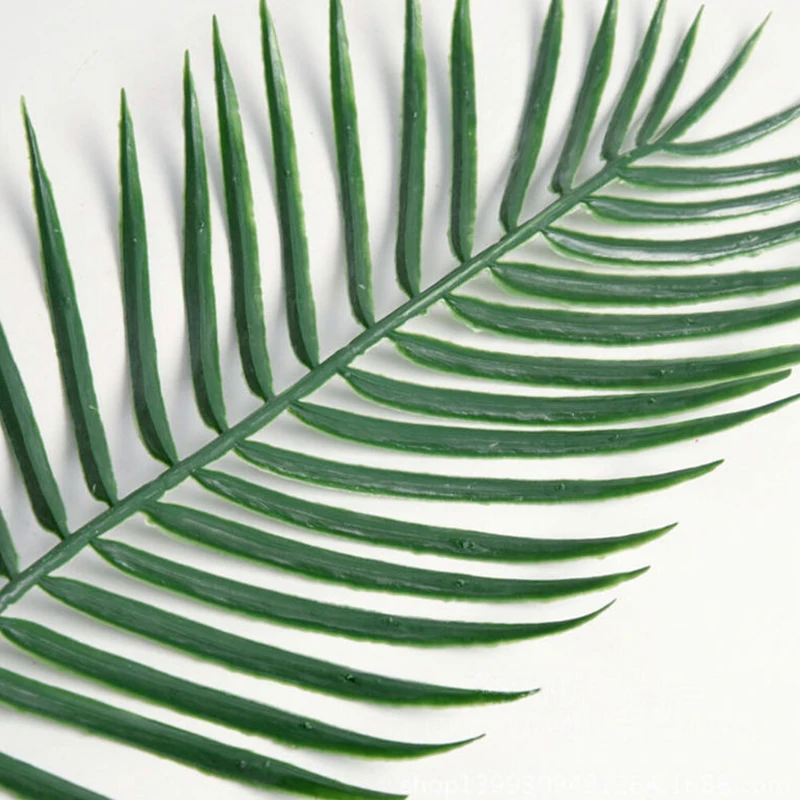 1 xTropical искусственных пальмовых листьев джунгли листвы Гавайский вечерние Свадебный декор H1